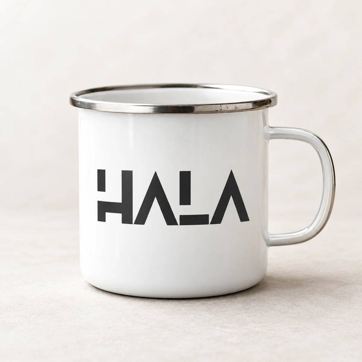 Примерен печат с HALA — Емайлирани канчета
